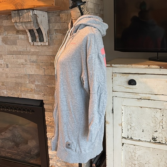 G-Star Lalja HDD zip SW Dress gray sweatshirt long line hood zip close RAW - Picture 7 of 16